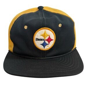 Vintage 1970s Pittsburgh Steelers Sports Specialties Trucker Hat Made in Korea
